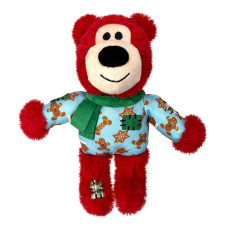 KONG HOLIDAY DOG WILDKNOTS  BEAR VERMELHO